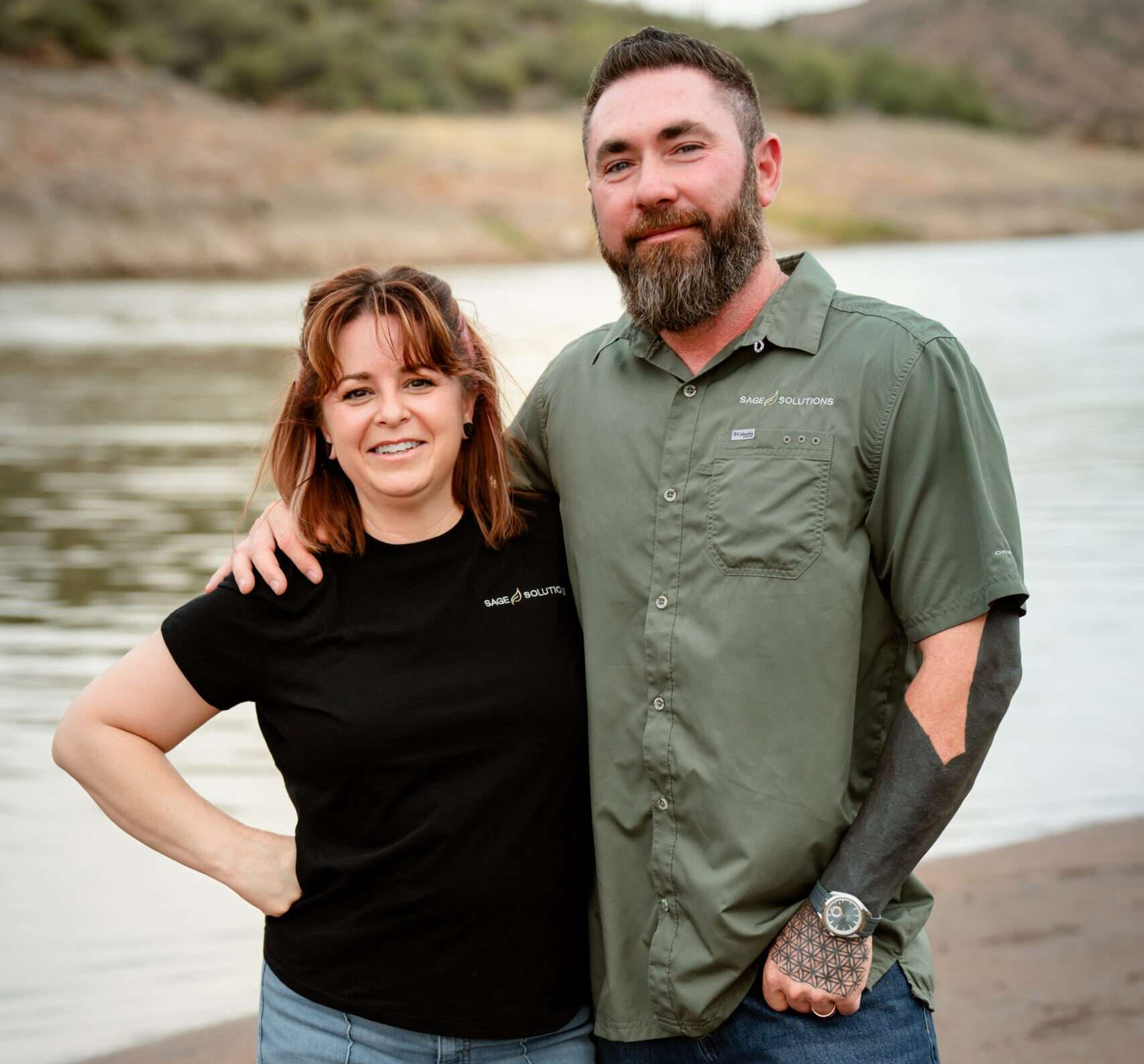 Jasmin Parker and Chad Little